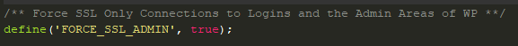 Force SSL-Only in the WordPress Admin Dashboard