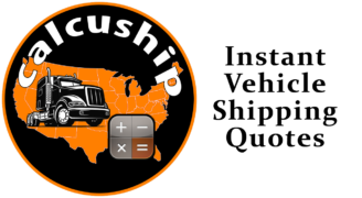 Calcuship instant vehicle shipping quotes logo image